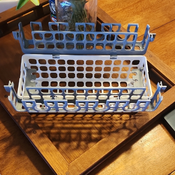 Chic Blue Geometric Storage Basket - Picture 2 of 2